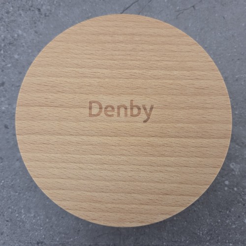 Denby pottery wooden lid - wooden, for