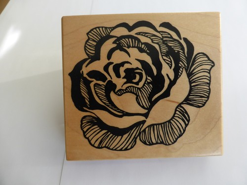 Wooden rubber stamp large - stamp,