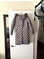 Women’s Gray Quilted Hooded