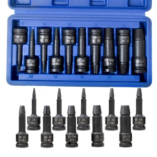 10pc screw extractor - screw, easy