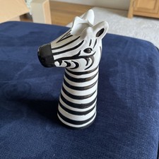 Zebra Head Vase