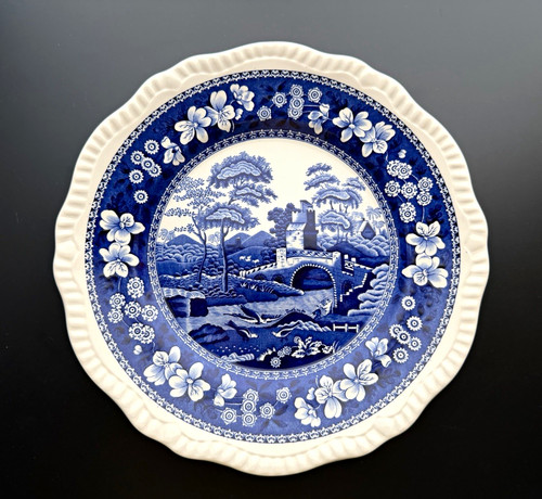 Spode blue tower white - tower, &