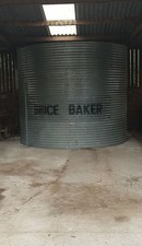 Brice Baker corn grain galvanise indoor storage bin 20ton