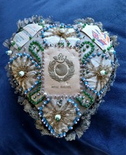 WWI Sweetheart Pin Cushion.  Royal Marines Light Infantry.