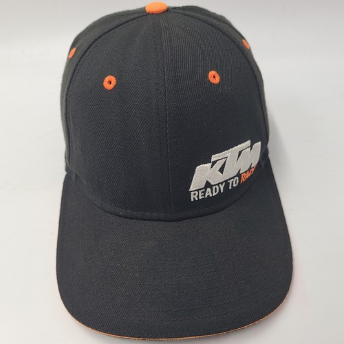 Ktm hat snapback black - ktm, orange