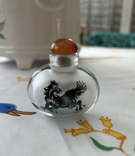 Vintage chinese inspired glass - vintage,
