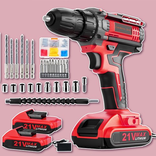21v cordless drill - cordless, dual