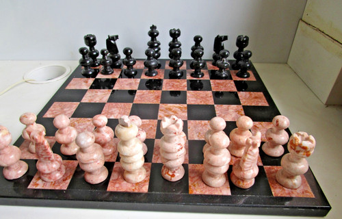Superb hand carved - carved, &black