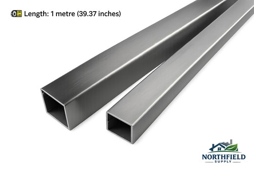 Aluminium square box section - aluminium,