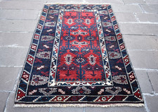 Vintage Turkish Rug 51'' x