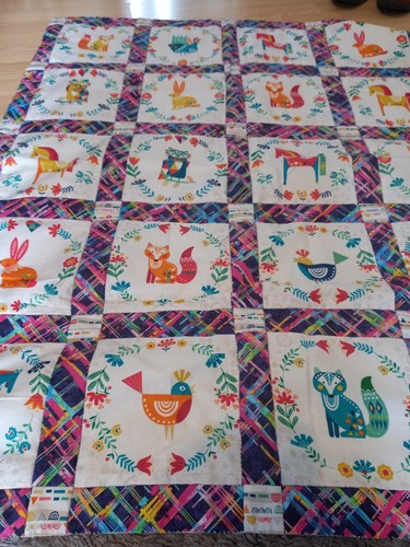 Handmade patchwork blanket - handmade,