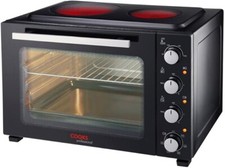 Cooks Professional 48L Mini Oven & Ceramic Hobs Hot Plates