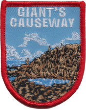 Giant's Causeway County Antrim Northern Ireland Embroidered Patch