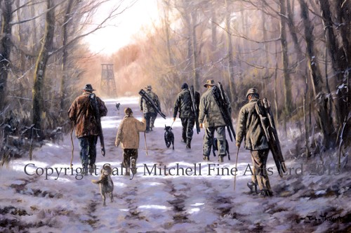 Shooting with dogs christmas - shooting,