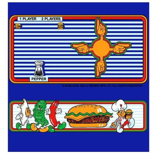 Burgertime cocktail arcade - burgertime,