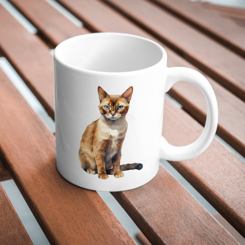 Burmese cat 11oz - burmese,