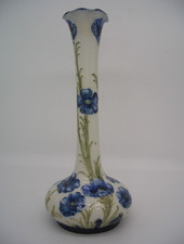 Early Macintrye Florian Ware Poppy Vase by William Moorcroft