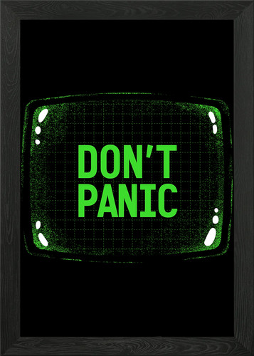 Don panic retro monitor - retro,