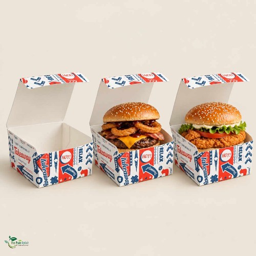50x eco burger boxes freshco - 50x,