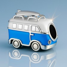 Blue & White Campervan Travel
