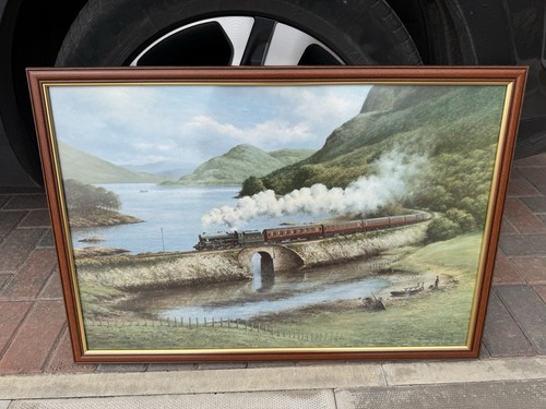 Large framed steam train - steam,