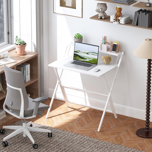 Small folding desk - folding, monitor