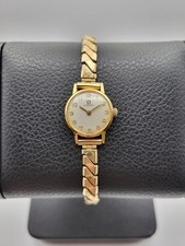 Vintage Omega Swiss Made Cal.620 Champagne Dial Ladies Watch NOT WORKING 