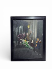 VINTAGE FRAMED OIL PAINTING ON