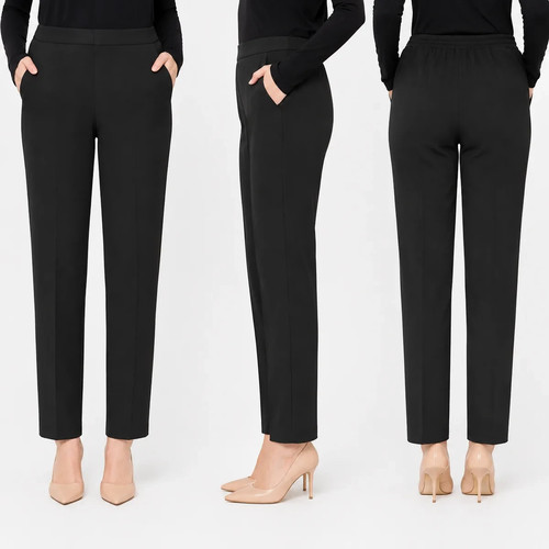 Ladies full elastic waist - full,