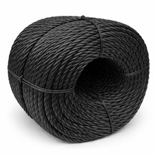 Black Polyprop Rope 3 Strand