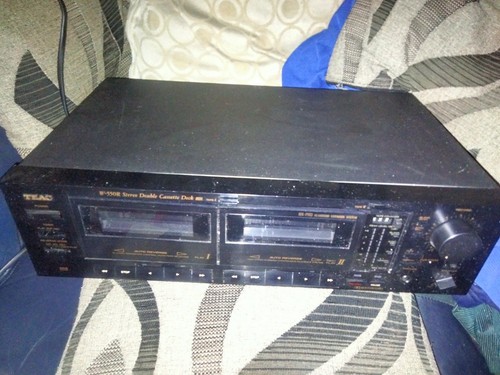 Teac double cassette tape - double,