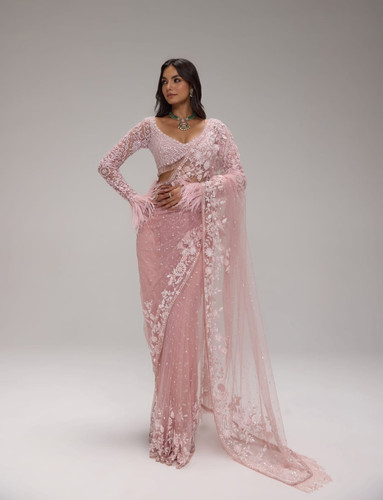 Saree party designer blouse - saree,