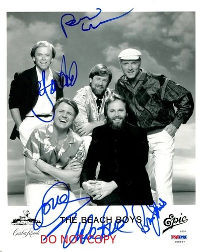 The beach boys - beach, signed
