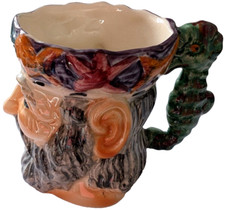 Vintage - FATHER NEPTUNE - Shorter & Son Hand Painted Toby Character Jug 9.5cm