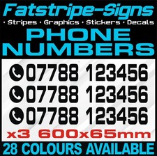 VAN CUSTOM PHONE NUMBERS