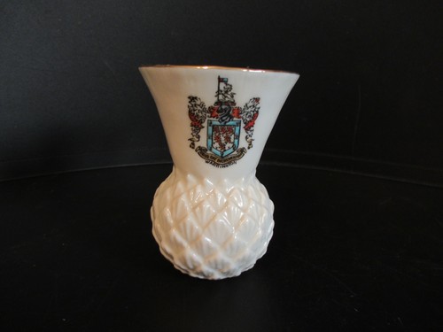 Goss crested china thistle - wh,