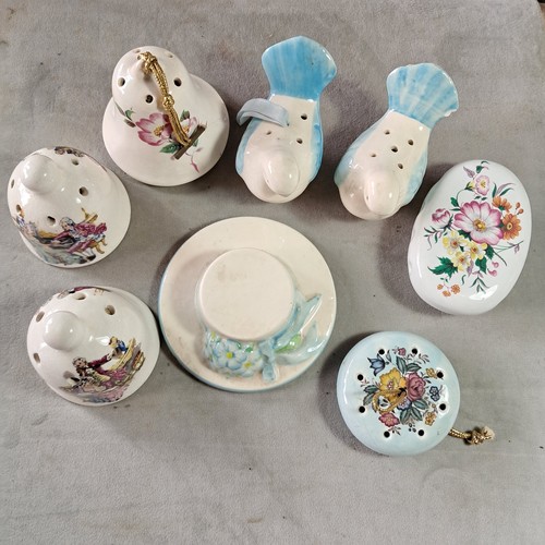 Vintage ceramic pomanders - 8,
