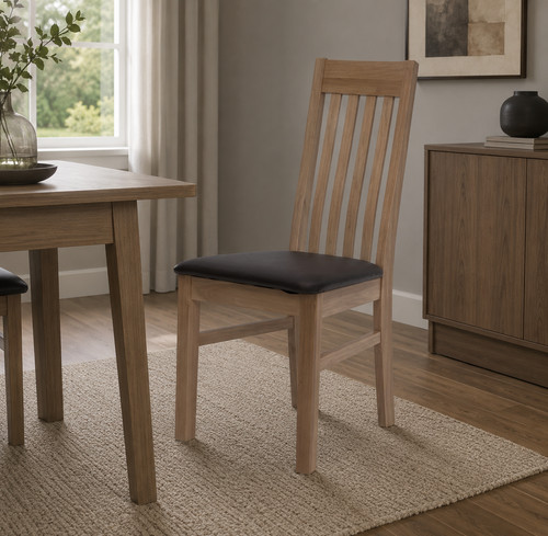 Solid oak milano sophia - oak, dining