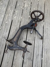 Large Vintage Bench Drill - Hand Cranked - Full Working Order - Workshop Tool