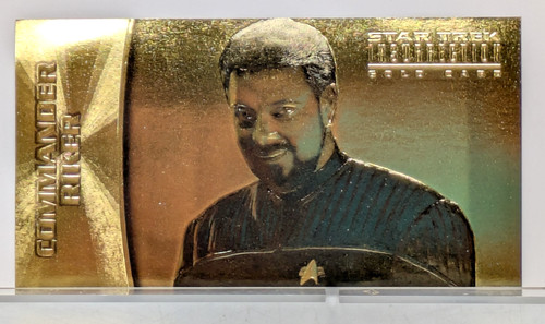 Commander riker gold card - commander,