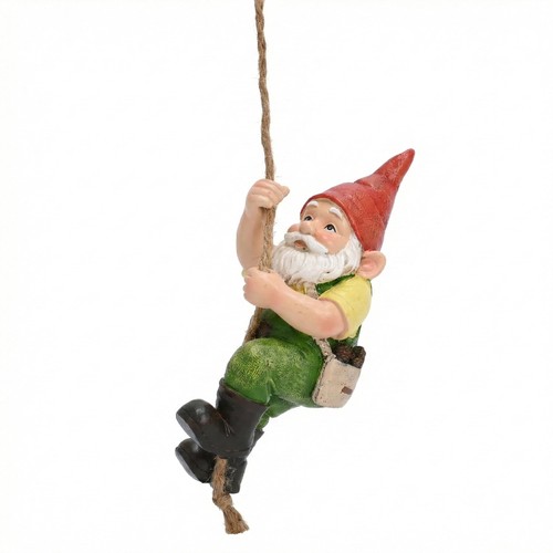 Climbing gnomes garden statue - gnomes,