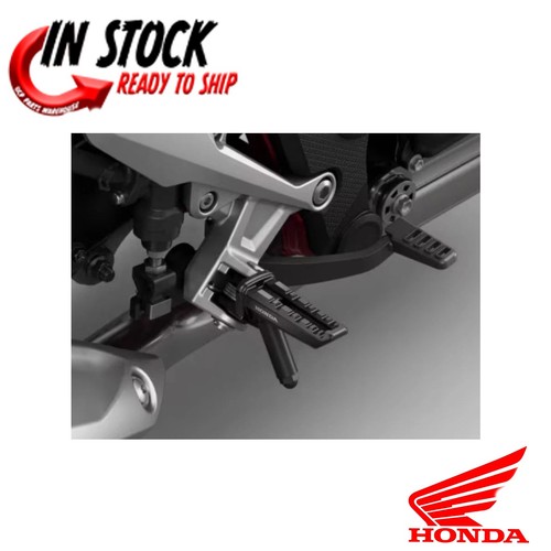 Honda black footpegs aluminum - black,