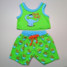 Build A Bear Green Dino Tank