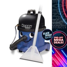 Numatic HVW370-2 Henry Wash Carpet Cleaner Wet Vacuum Cleaner 1060W 9L Blue