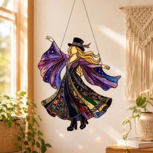 Dancing lady window pendant - lady,