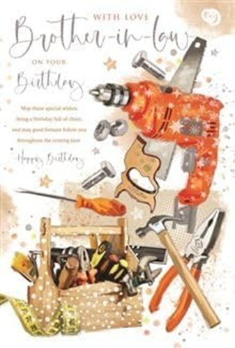 Brother law birthday card - brother-in-law,
