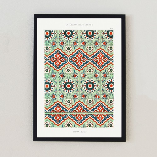1896 vintage botanical pattern - botanical,