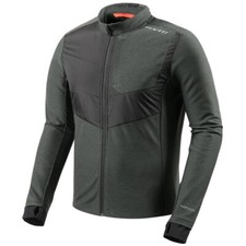 Rev'it Motorcycle Jacket Storm Black Mid Layer Thermal WindProof Water Resistant