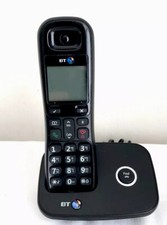 BT1100 Digital Cordless Telephone In Black Tested Working New Batteries Fitted