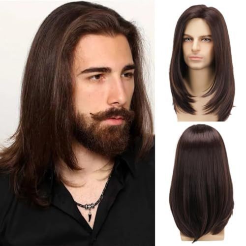 Synthetic men wigs for - synthetic,